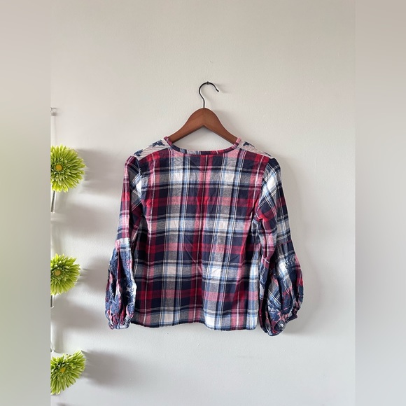 🟡2/30$ | Zara | Soft embroidery checkered top - Picture 9 of 12